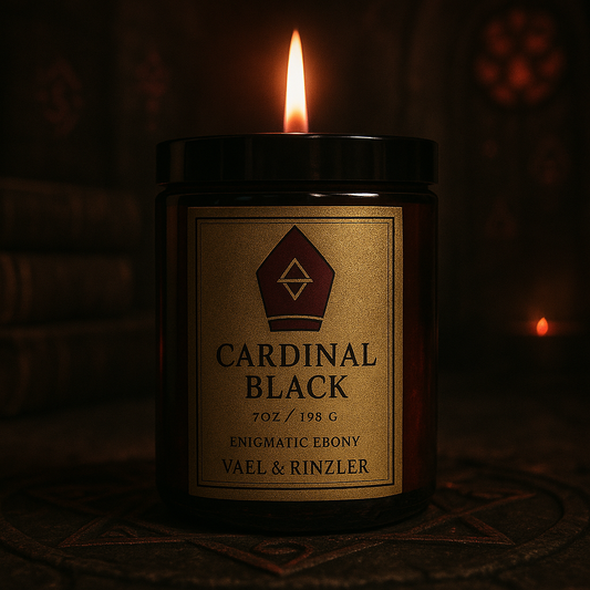 Cardinal Black -  Premium, Unisex Scented Candle